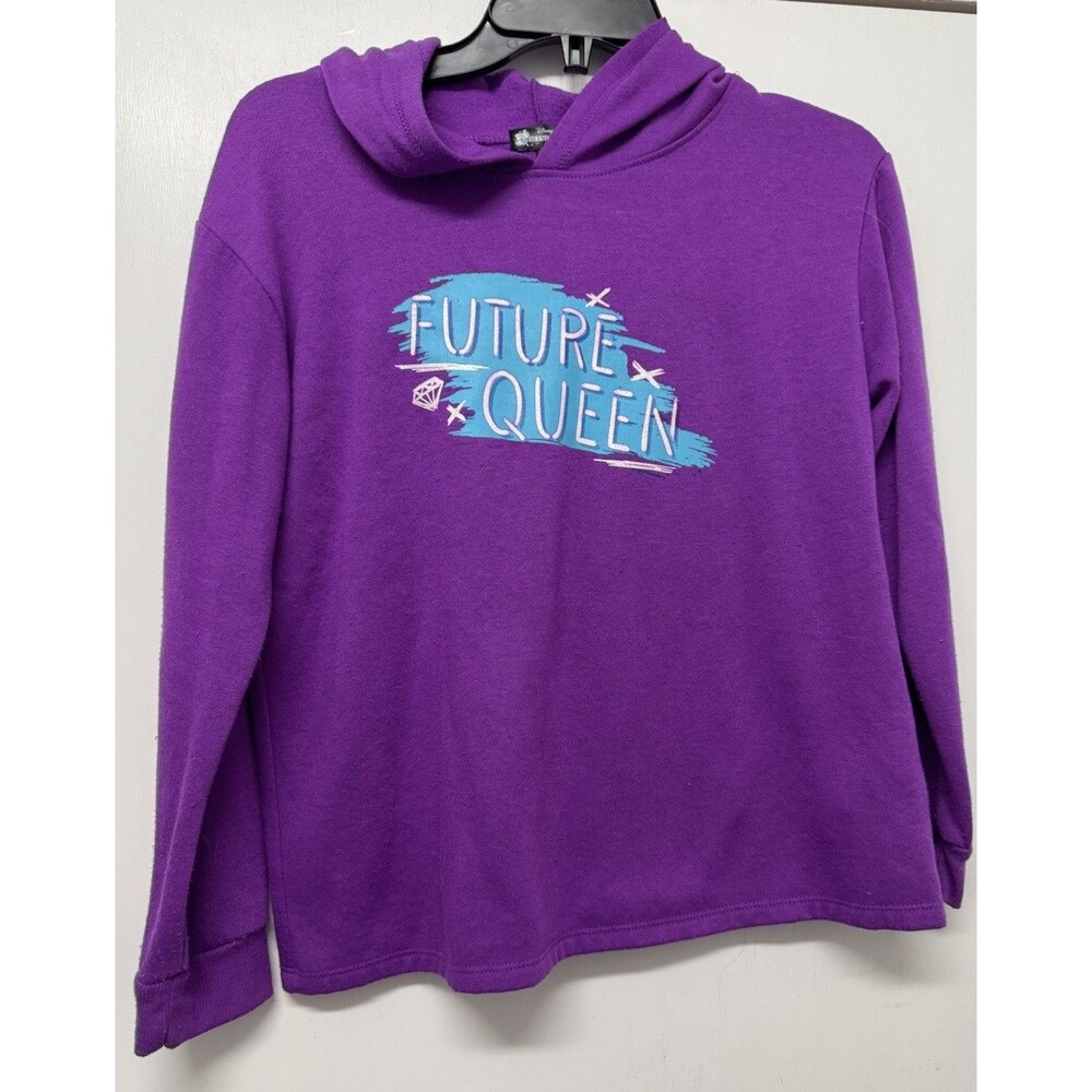 GIRLS DISNEY DESCENDANTS 3 FUTURE QUEEN SWEATSHIRT FLEECE HOODIE XL 14/16